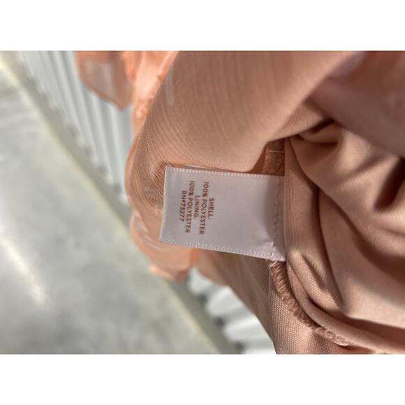 LC Lauren Conrad Lined Ruffled Palm Tree Print Mini Skirt Size L - Picture 4 of 7